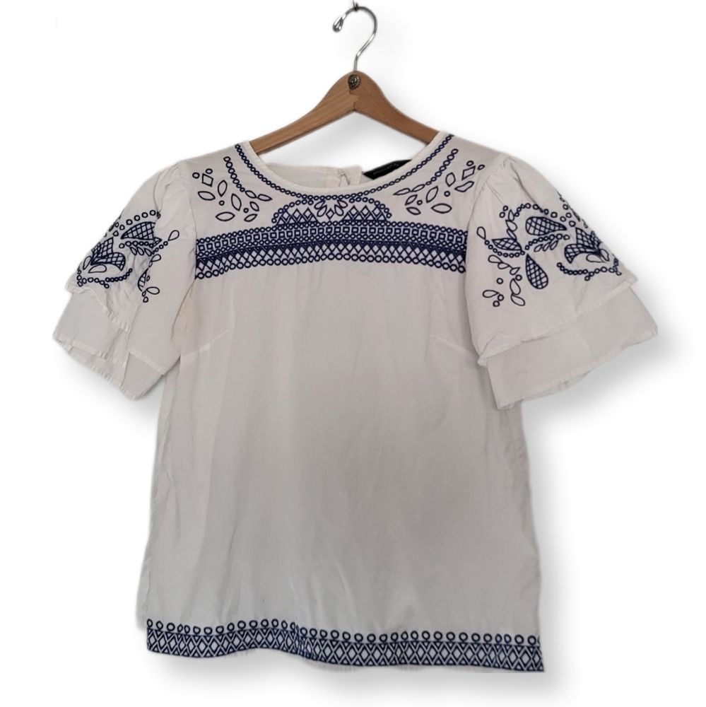 Banana Republic Women's Bell Sleeve Blouse Small